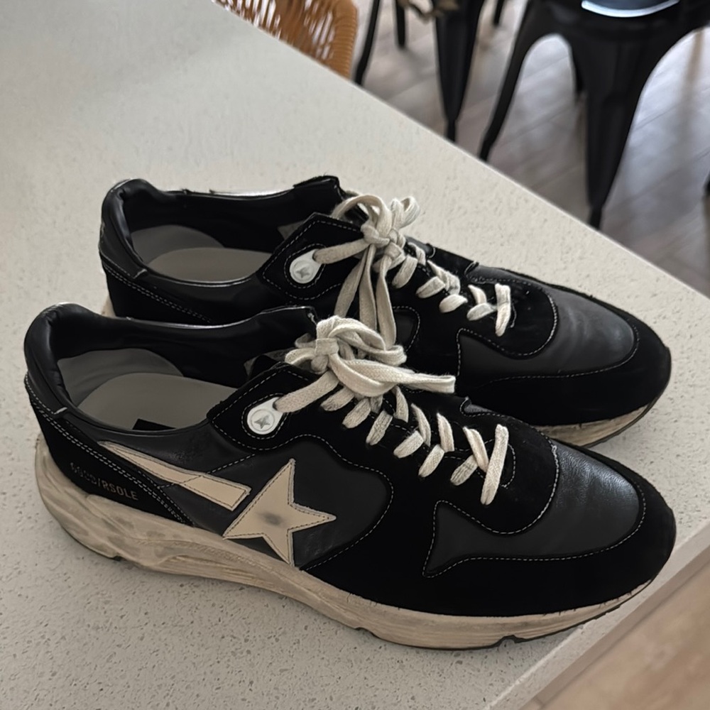 Golden Goose Black and White Men's Sneakers